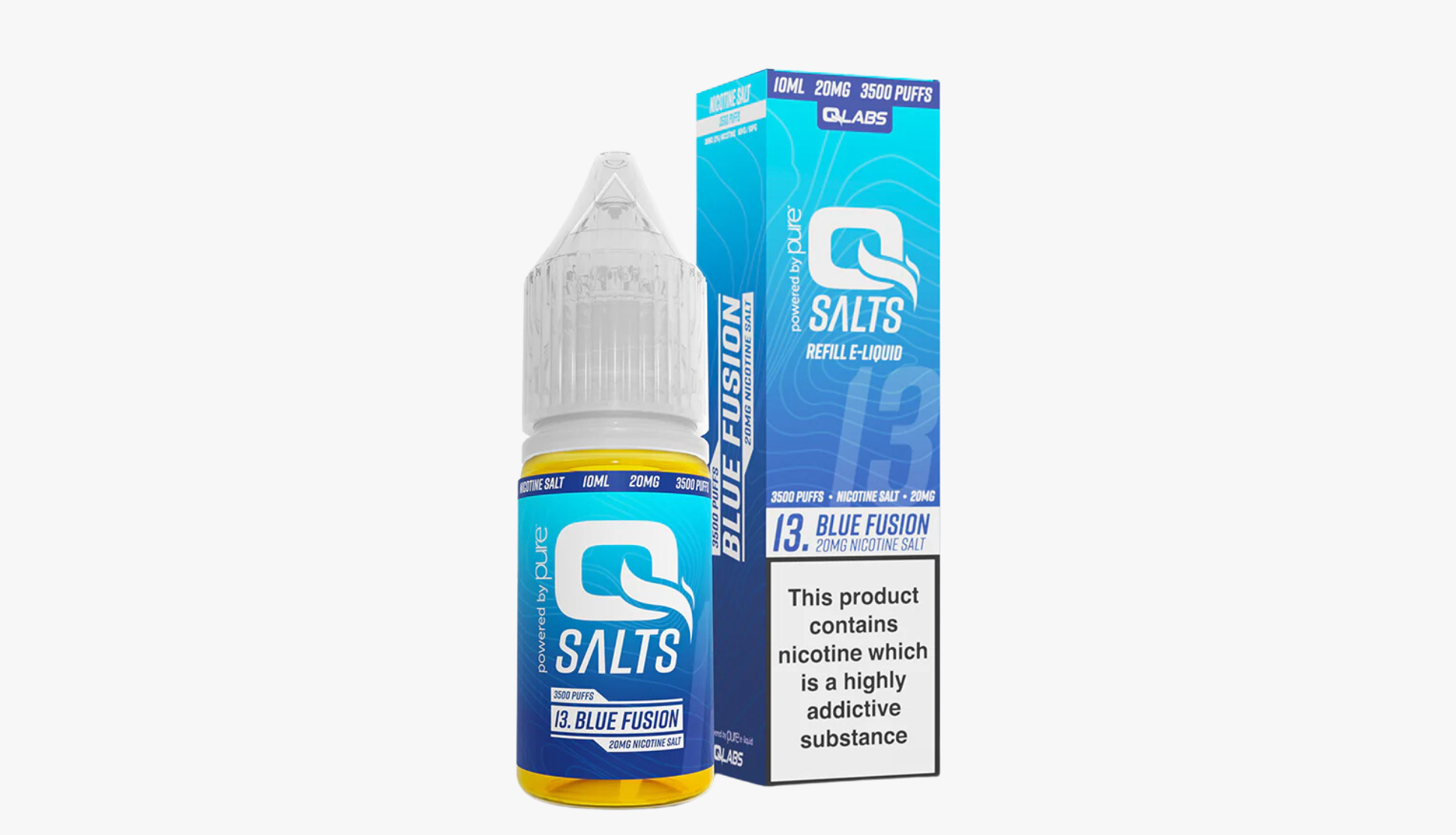 Blue Fusion 10ml Nicotine Salt E-Liquid by Qsalts 20MG