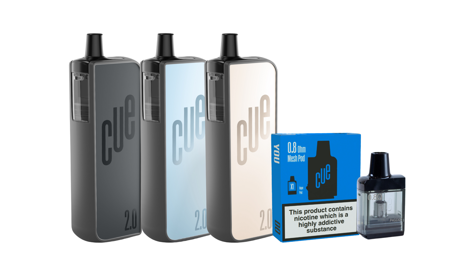 Cue 2.0 Starter Kit Bundle Device + 1 Pod