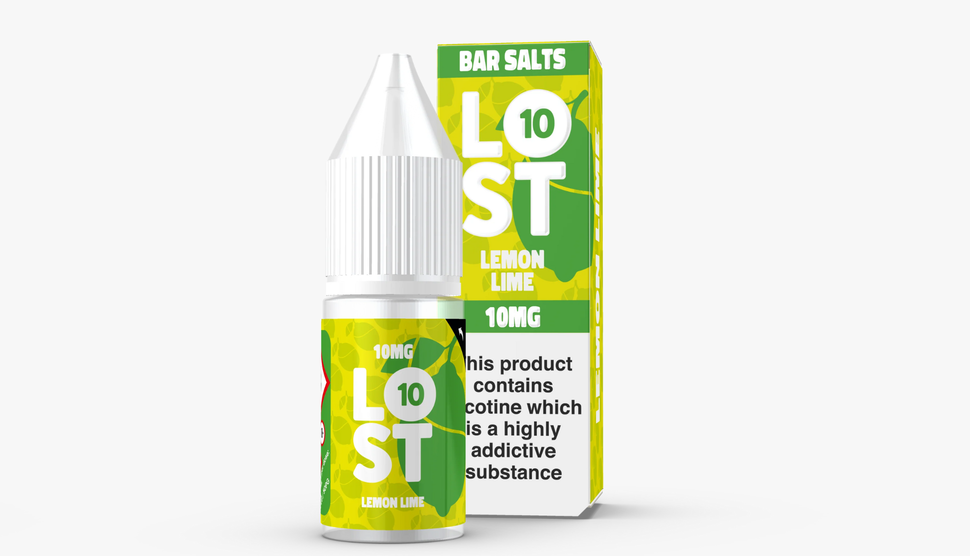 Lemon Lime 10ml Nicotine Salt E-Liquid 20MG