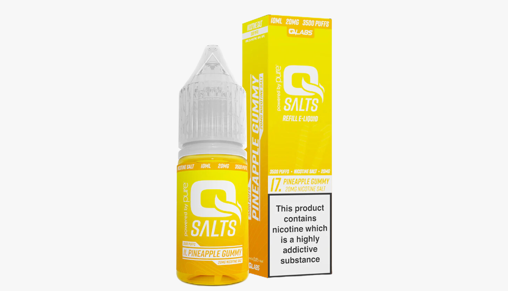 Pineapple Gummy 10ml Nicotine Salt E-Liquid by Qsalts 20MG