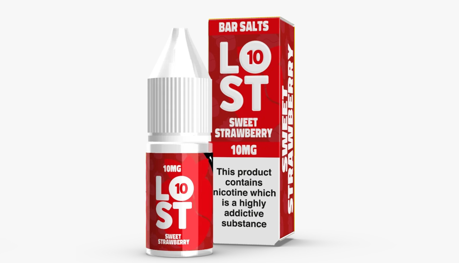 Sweet Strawberry 10ml Nicotine Salt E-Liquid 20MG