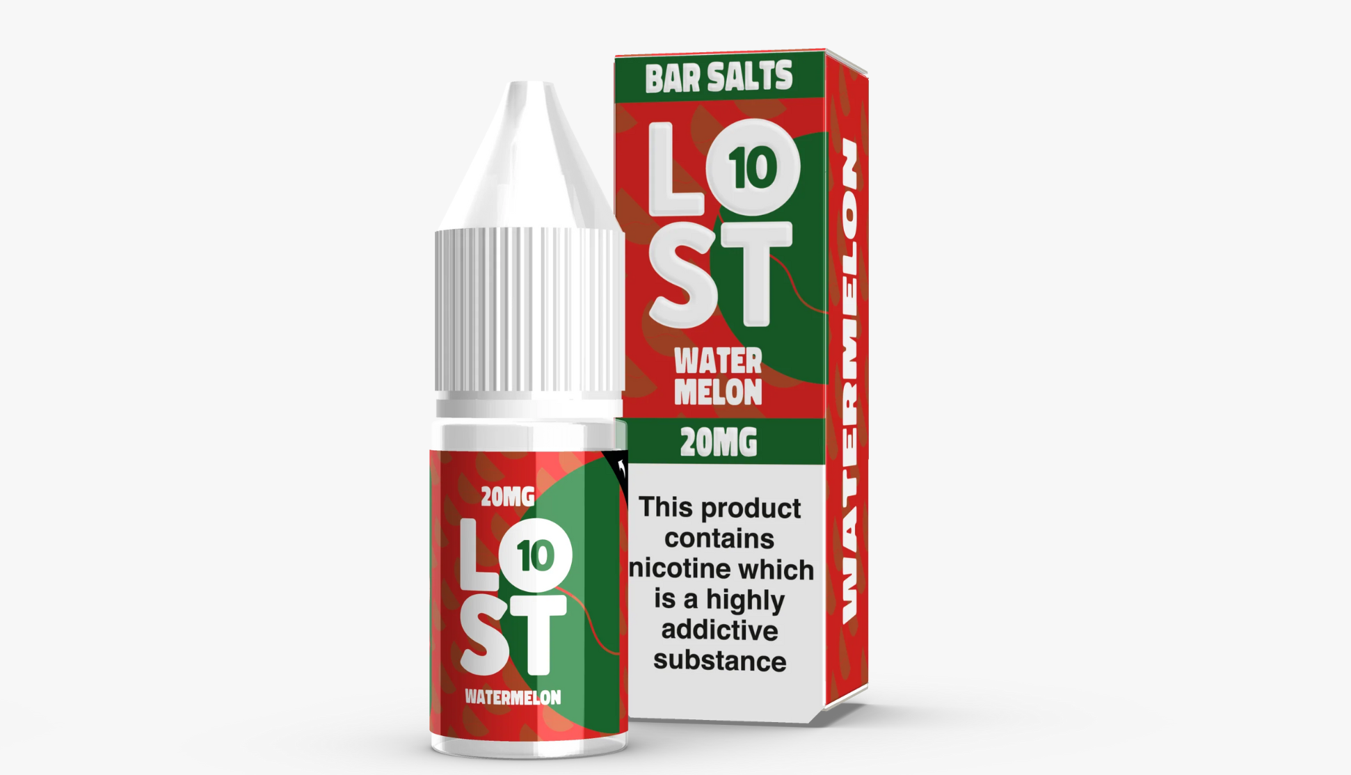 Watermelon 10ml Nicotine Salt E-Liquid 20MG